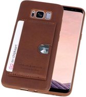 Hardcase Hoesje voor Samsung Galaxy S8 Bruin