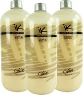 Kappers Olive Leave-In Repair Haarverzorging Crème Hittebescherming Multipack 3x1000ml