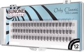 SUNONE Type C Eyelashes "Only Classic" Dikte: 10mm - Wimperlengte: 12mm