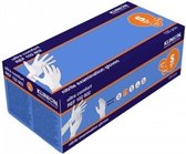 150st. Sterke kwalitatieve Klinion nitrile wegwerphandschoenen - small - blauw - 150st. - poedervrij - vanaf 0.16€/handschoen