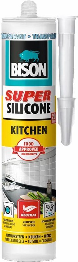 blijven analogie lichtgewicht Super Silicone Kitchen 310 ml transparant | bol.com
