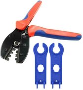 Mc4 Krimptang - Zonnepaneel Stekker Tang - 2,5 4 & 6 mm² + Mc4 Tool Set (Sleutel Bundel)