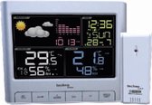 Digitale weerstation - Radiogestuurde  Wekker - Datum - Binnen- en buitentemperatuurweergave Binnen - en buitenvochtigheidsweergave - Technoline WS 6449 weerstation