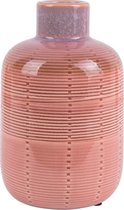 Present Time Bloempotten Vase Bottle ceramic medium Roze