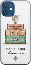 iPhone 12 hoesje siliconen - Wanderlust | Apple iPhone 12 case | TPU backcover transparant