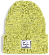 Herschel Abbott Youth- Lime Punch Reflective | Muts - Beanie - voor Kinderen - 6 tot 10 jaar - Tijdloos - Limoenen print Lichtgevend