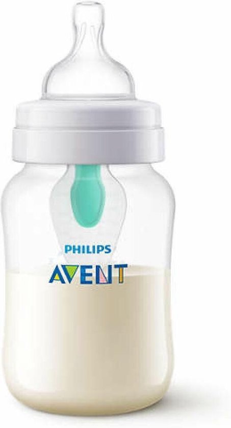Product: Philips Avent SCF813/14 Anti-Colic Babyfles - Met AirFree Ventiel - 260 ml - 1 Stuks, van het merk Philips Avent