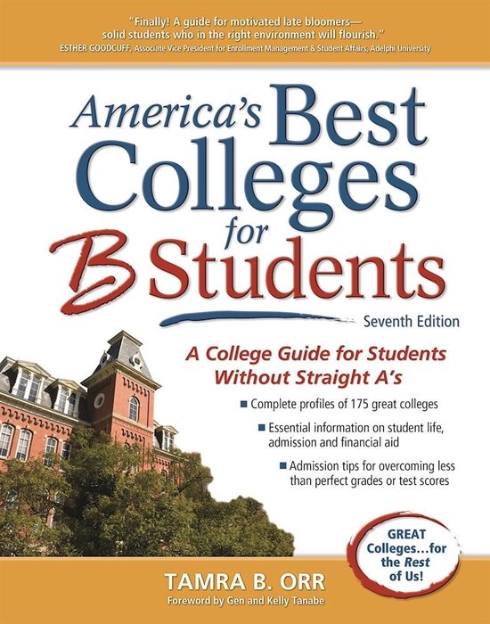 America's Best Colleges for B Students - cover