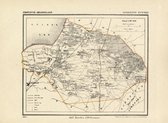 Historische kaart, plattegrond van gemeente Putten in Gelderland uit 1867 door Kuyper van Kaartcadeau.com