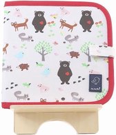 Jaq Jaq Bird Kleurkrijtboek Dieren 20 Cm Wit/rood 5-delig