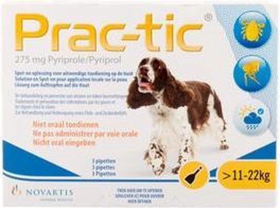 Prac-tic middel grote hond 11 tot 22 kg - 1 st à 3 Pipetten