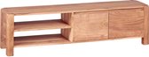 Tv meubel - Tv kast - Landelijk - Lade - Hout - Bruin - 140x35x40 cm