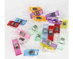 wonderclips 25 mm - vervanging voor spelden bij naaien - quilting clips voor stof en quilten - 10 klemmetjes