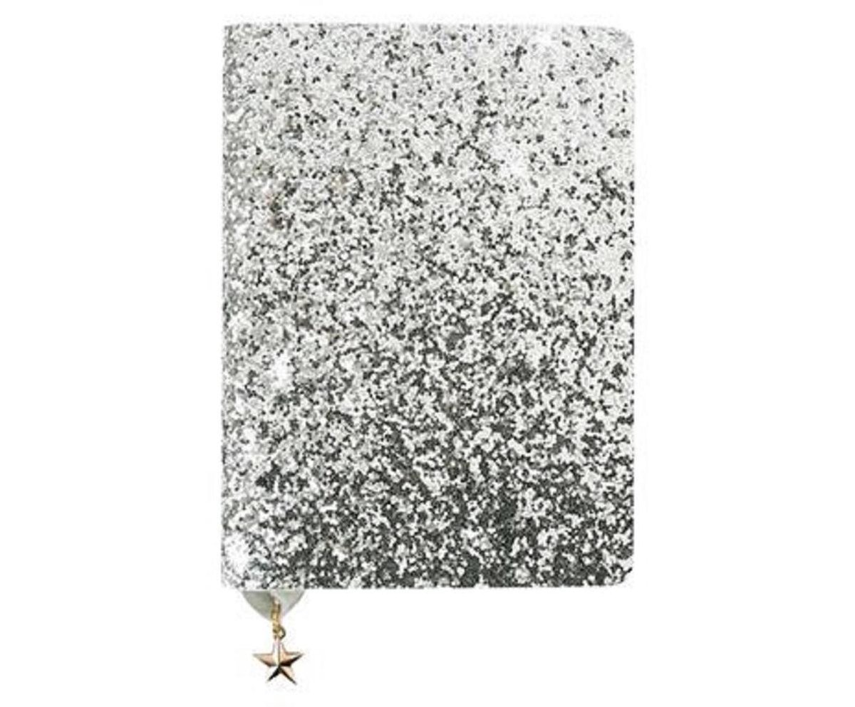 A6 Notitieboek, Zilver, All That Glitter A6 Sequin Notebook Silver