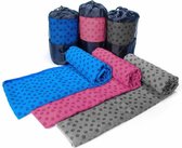 Silicone Yoga handdoek met anti slip - en draagtas