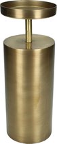 Gouden Metalen Kandelaar - Kaarshouder Deluxe - Kaars  - Goud - Stompkaars - Candle Holder - Gold 10.5 X 10.5 X 27.5
