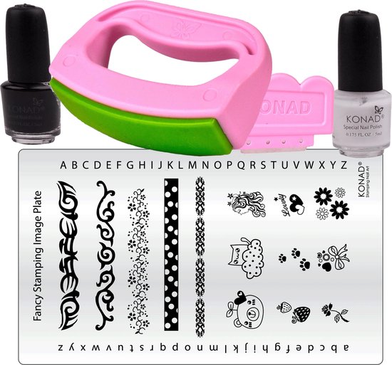 Fancy stamping kit 1 KONAD stempelset nailart bol