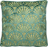 Wants&Needs Kussen Velvet Groen 45 X 45