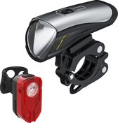 DistinQ LED Fietsverlichting set - Oplaadbare USB Fietslampset - Voorlicht/Achterlicht - StVZO gecertificeerd