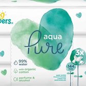 Pampers Aqua Pure Billendoekjes 3 x 48 Stuks