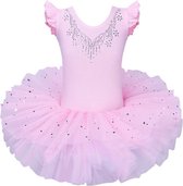 Balletpakje met Tutu Roze Sparkle Style - Ballet - 104-110prinsessen tutu verkleed jurk meisje EAN 6013722660609