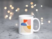 Captcha Studio Mok Beige - Uniek ontwerp - Cadeau - Keuken - Koffie - Thee - Kopje - Kerstcadeau