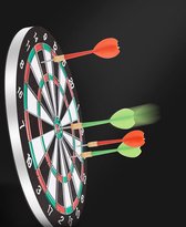 I-Wannahave Dartbord - Dart Set - 6 pijlen - 2 kanten bedrukt