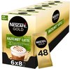 foto van Nescafé Gold Hazelnoot Latte oploskoffie - 6 doosjes à 8 zakjes