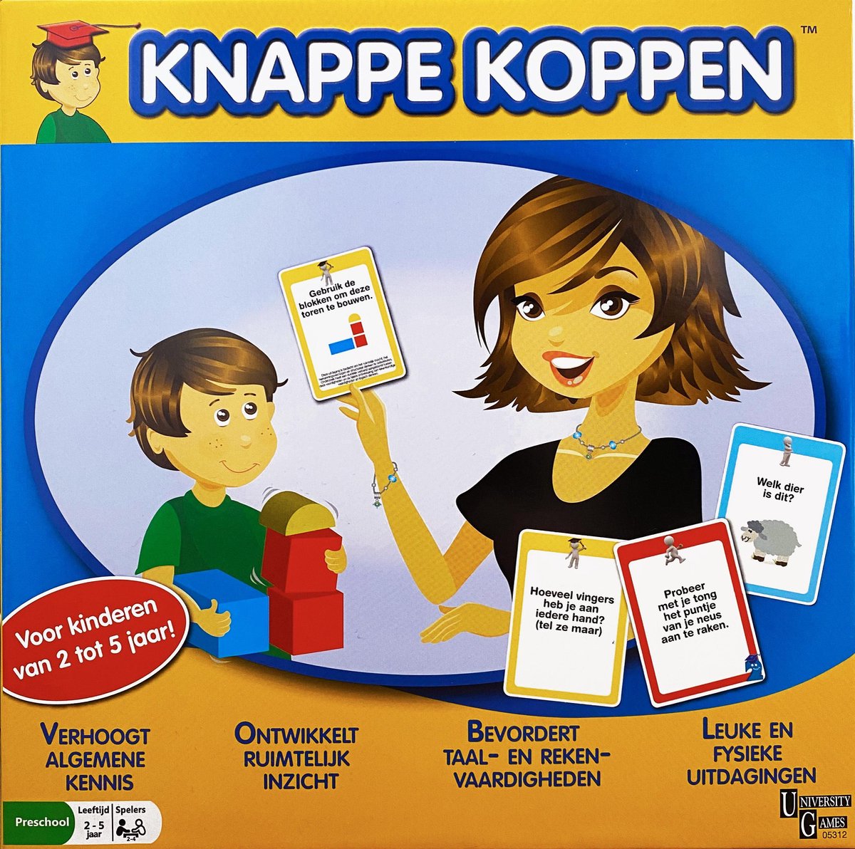 Pijnboom Op en neer gaan Oprecht Knappe Koppen Bordspel - Educatief spel | Games | bol.com