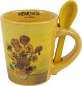 Memoriez Espresso Mok Van Gogh Zonnebloem - Set van 2