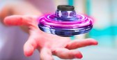 Vliegende UFO - met sensor - zwevende mini drone - flying toy - anti bots sensor - rood - cadeau - speelgoed - ontspanning