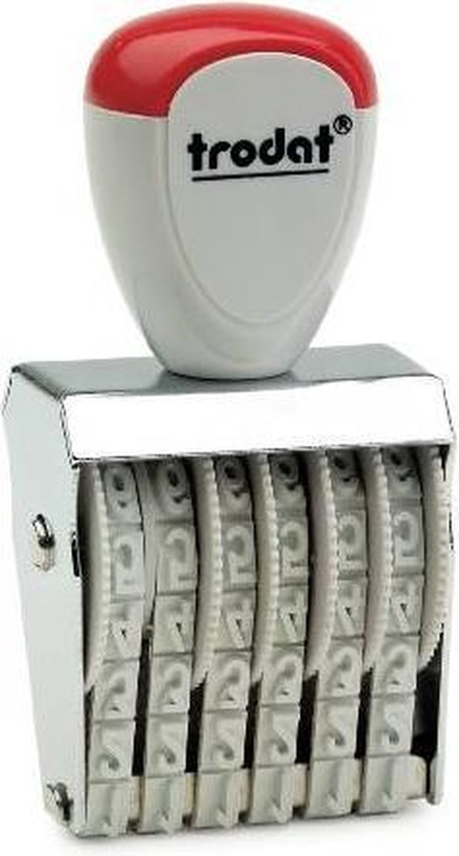 Trodat 1546 Cijferstempel | 6 banden | 25x4mm