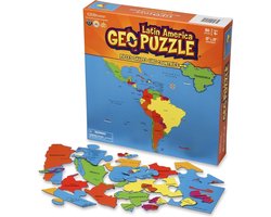 Geotoys Puzzel Latin America 50 stukken engelstalig 483x406 mm