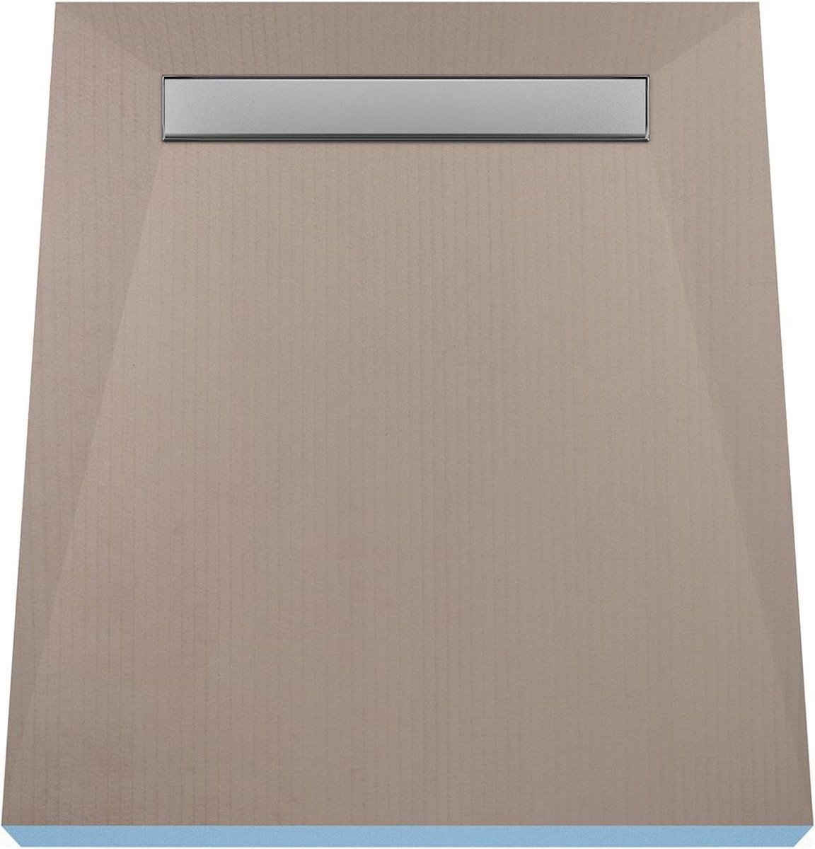 Betegelbare doucheplaat 90 x 150 cm Wiper Showerlay douchegoot type