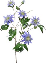 Viv! Home Luxuries Passiebloem - zijden bloem - blauw paars - topkwaliteit