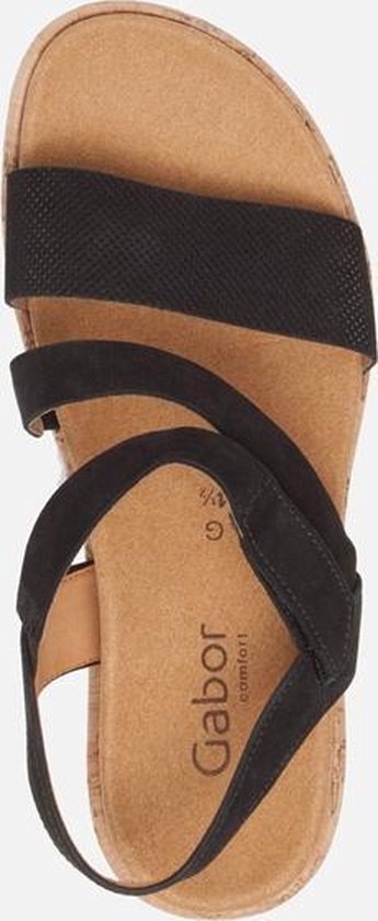 Gabor Comfort sandalen zwart - Maat 39 | Bestel nu!