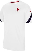 Nike Frankrijk Strike  Sportshirt - Maat L  - Mannen - wit/navy/rood