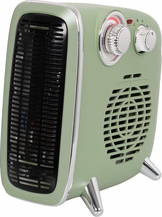 Eurom B-4 1800 Green Retro | ventilator kachel 1800 W | bol.com