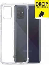 Samsung Galaxy A71 Hoesje - My Style - Protective Serie - TPU Backcover - Transparant - Hoesje Geschikt Voor Samsung Galaxy A71