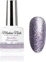 Modena Nails Gellak Metallic Obsession - 17 - 7,3ml. - Glitter - Glitters - Gel nagellak