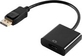 DisplayPort naar HDMI Adapter Big Shell - 1080p - Zwart