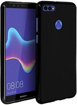 EmpX Telefoonhoesje - Back Cover - Geschikt Voor Huawei Y9 (2018) - Zwart