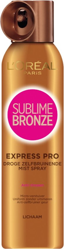 L’Oréal Paris Sublime Bronze Self Tan Body Spray - 150 ml - Zelfbruiner voor het lichaam