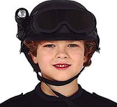 Fiestas Guirca Swat-helm Met Zaklamp Jongens Zwart One-size