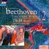 Beethoven: String Quartets Vol 2 - Op. 18 nos 4 & 5 etc / The Lindsays