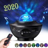 Sterren Projector - Nachtlampje voor Kinderen en Baby - met Bluetooth Speaker en USB Oplader – Sterrenhemel Galaxy Verlichting als Discolamp – Muziek box – Bedlamp - Sfeerverlichting voor Sla
