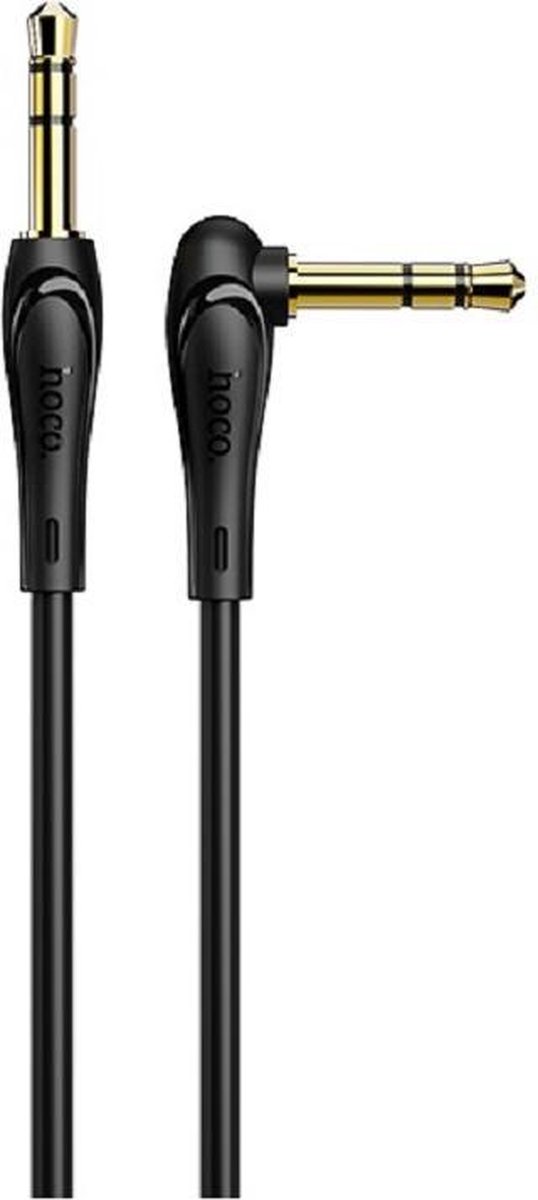 HOCO UPA14 - AUX Kabel - 3,5mm naar 3,5mm Jack Audiokabel - 2 meter - Zwart