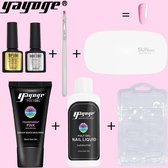 Yayoge Poly set Gel Nail Set Voor Nagels Extensions Uv Gel Polish - P16-S6-pk-w