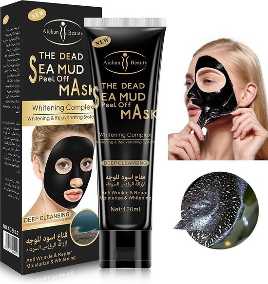 Aichun Beauty The Dead Sea Mud Peel Off Mask - Tegen Mee-Eters en Verstopte Poriën - Acne - Natuurlijk Product - 120ML