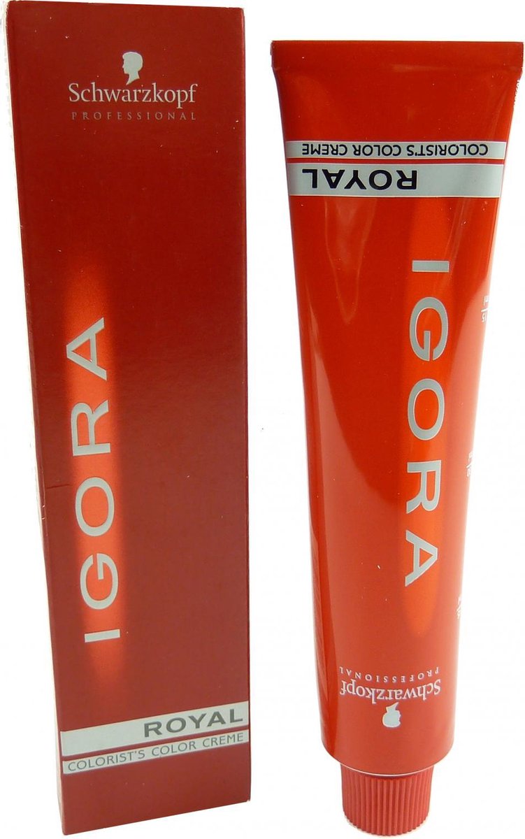 Schwarzkopf Igora Royal Color Cream 07-89 Mediumblond Red Viola Kleuring 60 ml